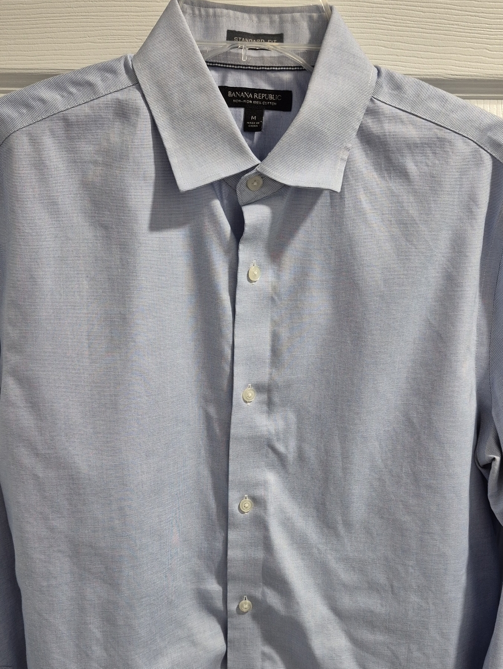 Banana Republic Light Blue Long-Sleeve Dress Shirt